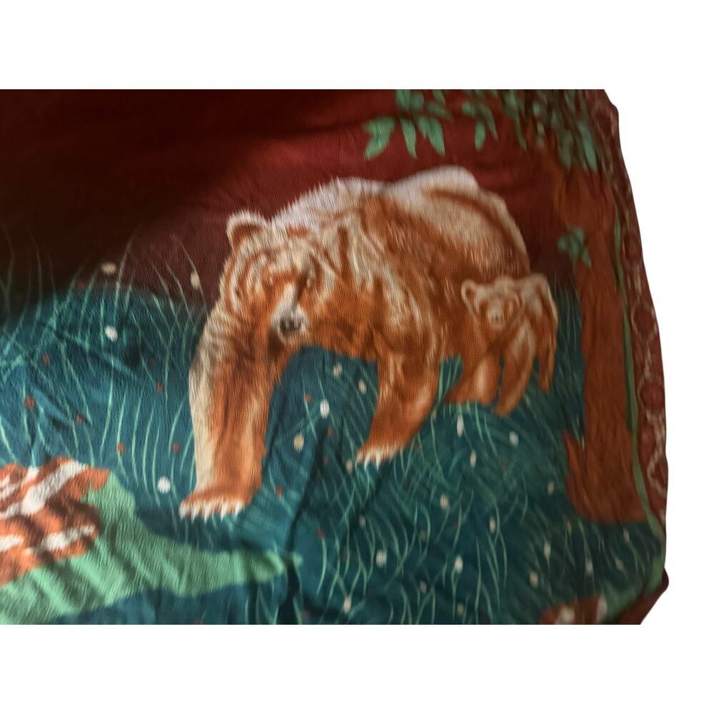Household Home Bedroom Bear Animal Protective Sheet Blanket Cover Throw Plants